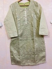 ETHNIC PAKISTANI INDIAN DESIGNER NEW FANCY KURTI/TUNIC/TOP/M