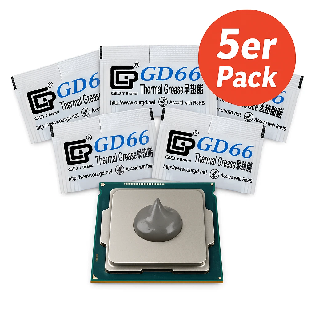 5x Wärmeleitpaste CPU GPU Prozessor Thermopaste PC Laptop PS4 PS5 XBOX Kühlpaste