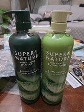 Super Nature Aloe Gentle Moisture Shampoo Conditioner 30 fl oz each free ship