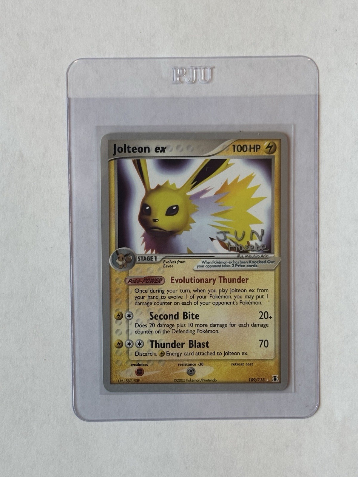 Pokémon TCG Jolteon EX Card World Championships 2007 Delta Species 109/113