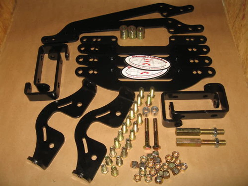 Kit de ensanchamiento de brazos en A y amortiguadores de culata Kawasaki KFX450R + espaciadores de rueda de 4/110 mm 3" Foto 2 de 4