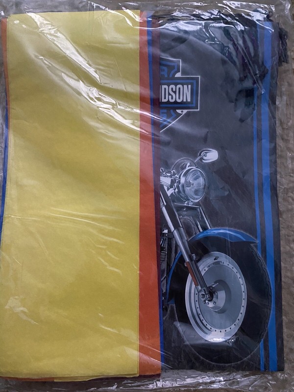New 4 Harley-Davidson Paper Gift Bags  8"x10" and Tissue Paper