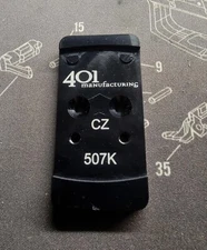 CZ Shadow 2 Compact  EPS 407K 507K Optic plate.  EPS carry