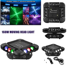 4-in-1 150W 12LED Storm Rotating Beam Light Strobe Laser Stage Moving Head Light