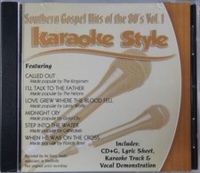 Southern Gospel Hits of the 80's Vol. 1 Karaoke Style NEW CD G Daywind 6 Songs