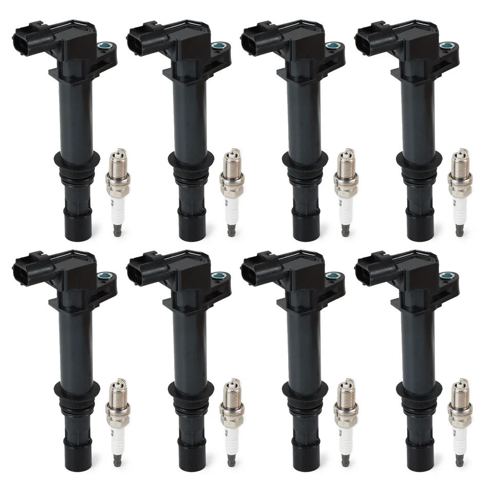 8X OEM Ignition Coil & 8 Iridium Spark Plug for Dodge Dakota Ram 1500 Jeep UF270 - Image 2 of 4