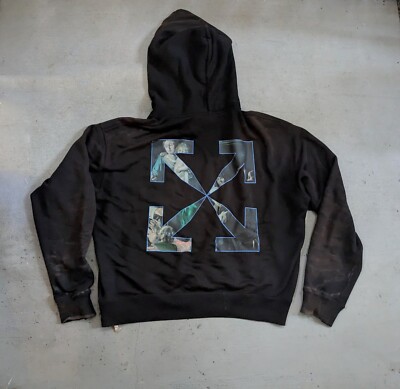 Off-White Caravaggio Painting Hoodie Men's XL Black Pullover