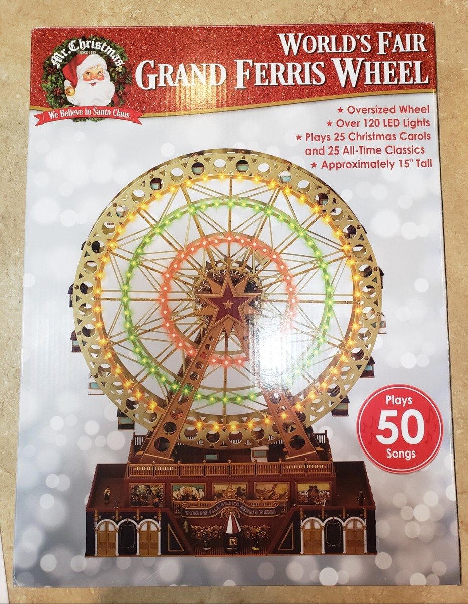 DIMMABLE - Mr. Christmas World's Fair Grand Ferris Wheel