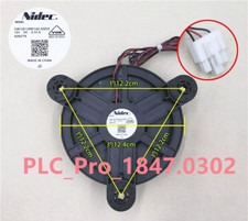 1PCS NEW Nidec GW12E12MS1AZ-52Z32 For Haier Refrigera DC 12V 0.33A Fan 3pin
