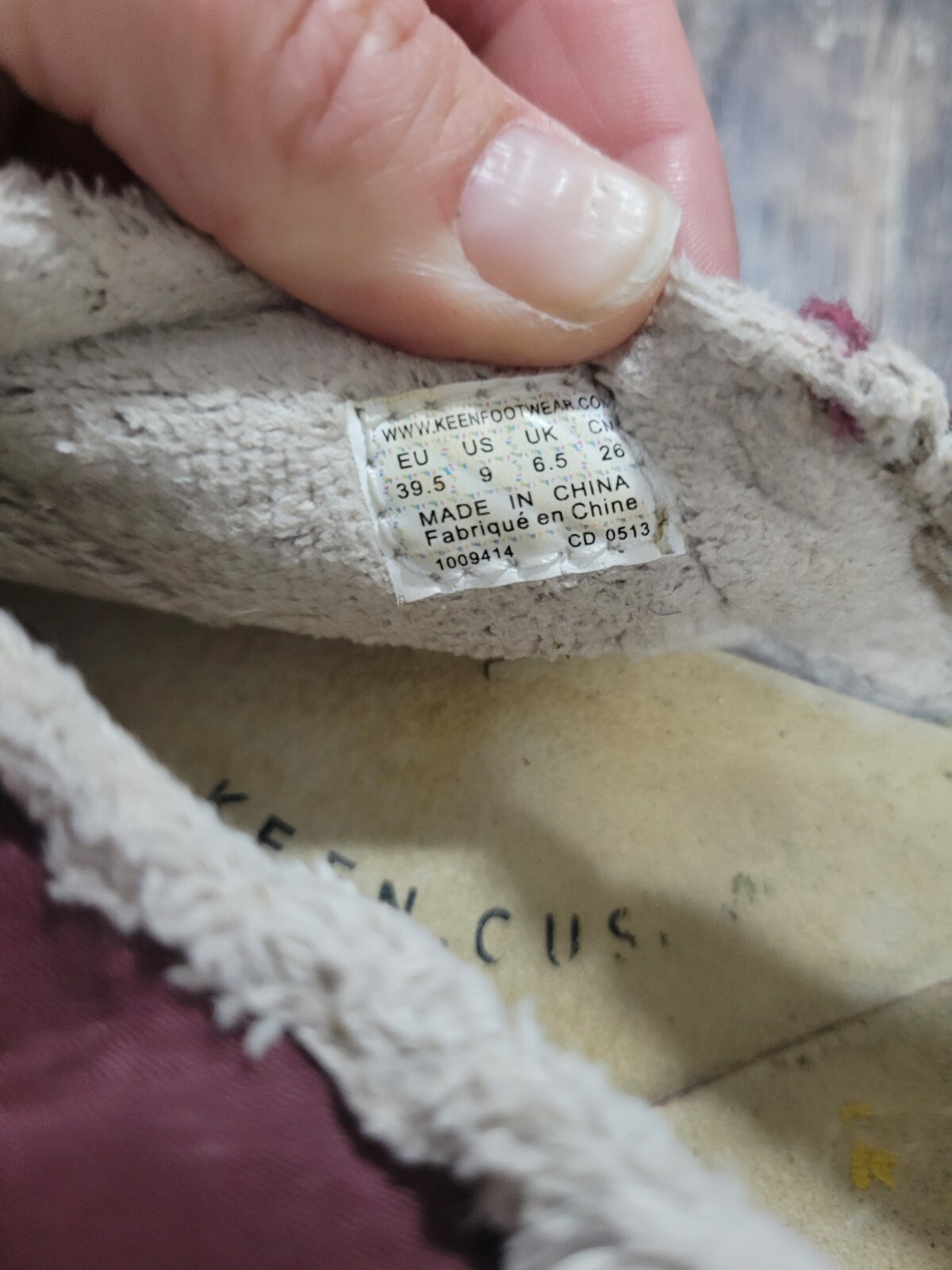 Scarpa mocassino Keen Cush Howser trapuntata foderata donna taglia:9 marrone