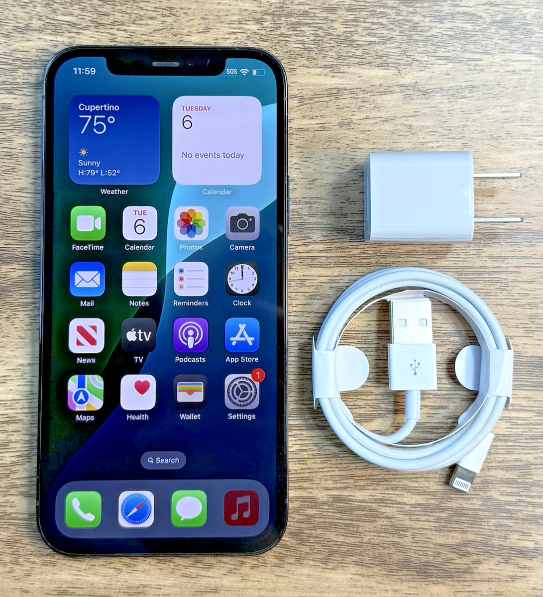 Apple iPhone 12 Pro Max - 256GB - Pacific Blue - Unlocked - Very