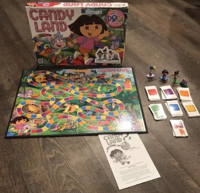 Milton Bradley Candy Land Dora The Explorer Edition Nick Jr. Kids