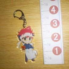 A61440 Food Wars  Shokugeki no Soma / Bakudanyaki Acrylic key holder Soma