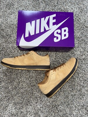 Size 10.5 - Nike Dunk Low Pro SB Wheat Mocha 194497739489| eBay