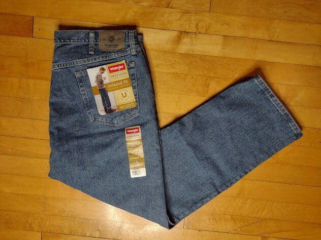 Wrangler Jeans Relaxed Fit Mens Size 38 