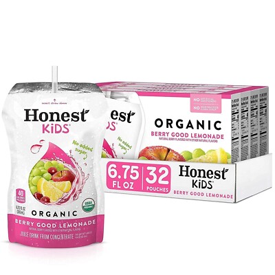 Honest Kids Berry Berry Good Lemonade Juice Drink, 54 Fluid Ounce