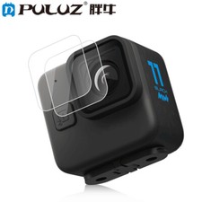 PULUZ 2pcs Tempered Glass For GoPro Hero11 Black Mini Lens Clear Anti-Scratch