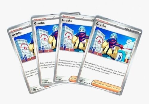 Grusha 184/193 - Paldea Evolved - x4 Pokemon Card Set - Playset