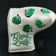 Clover Horseshoe Blade Mid Mallet Head Cover for Scotty Cameron Newport Fastback
