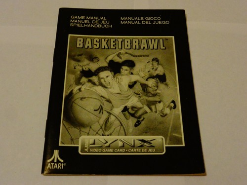 ATARI LYNX Game Manual - Basketbrawl - Lot 2 - 第 1/2 張圖片