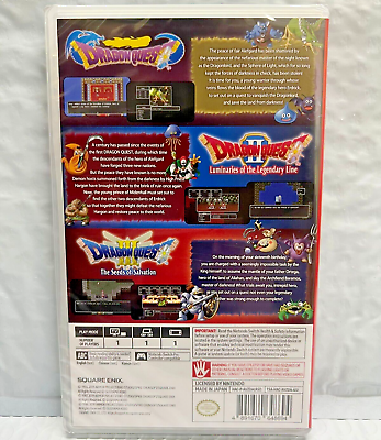 Dragon Quest Collection (1, 2, 3) (Switch, 2019) for sale online