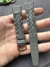 Vintage Watch Strap 18 mm  Leather Nos Top Quality V34