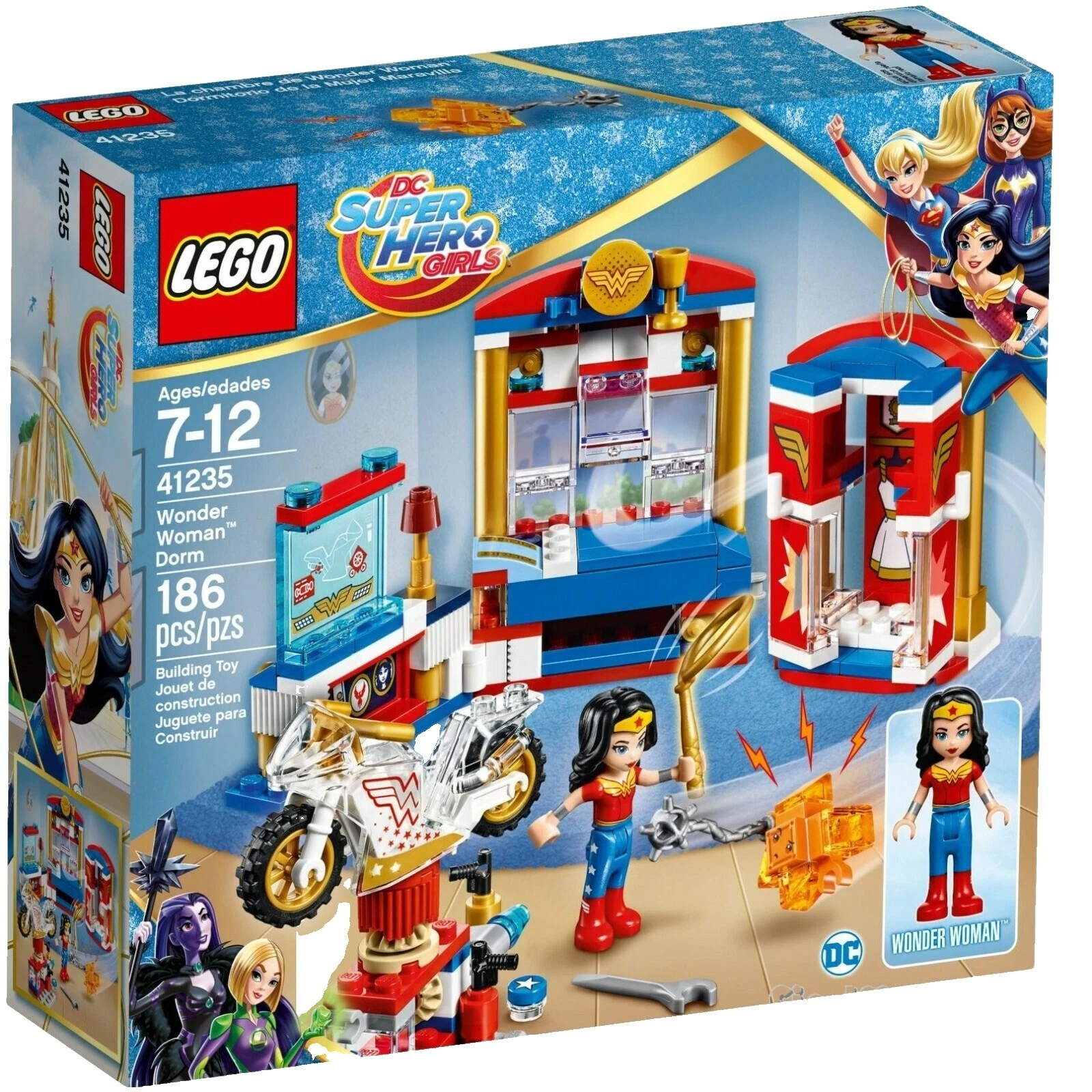Mujer Maravilla ladrillos LEGO (r), piezas y piezas