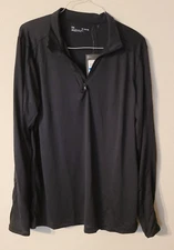 Under Armour Corp Tech Long Sleeve Black   1/4 Zip Pullover Size XL NEW W/TAGS