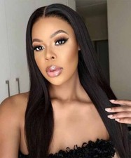 18 inch Human Hair 360 Lace Front Wigs Pre Plucked for Black Women Pre Plucked
