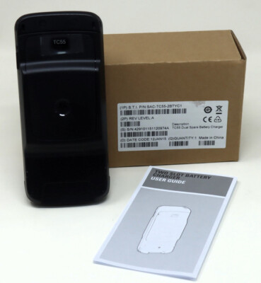 NEU Symbol Motorola Dual Ersatz Akku Ladegerät für Motorola TC55. SAC-TC55-2BTYC