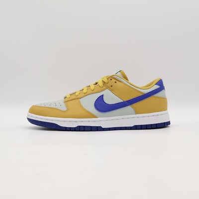 DN1431-700 Nike Dunk Low Next Nature Wheat Gold Yellow Blue Royal