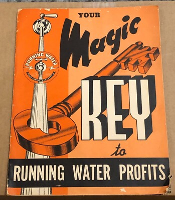 #ad 1939 Electric Water Systems Booklets Antique Original Magic Key Book Vintage $23.99