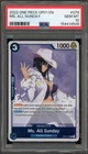 One Piece CCG Ms. All Sunday OP01-079 PRE ERRATA PSA 10 Gem Mint