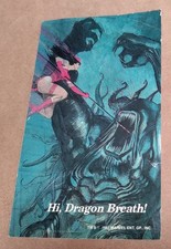 Vintage Marvel Elektra Hi, Dragon Breath! Postcard 1987
