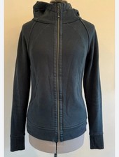 Lululemon Scuba Hoodie Full-Zip Size 6 blue Womens Activewear Cotton Blend