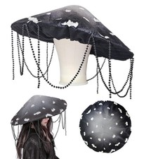 Dreamstall Mushroom Hat Costume Cosplay Accessory Adult One Size, Black