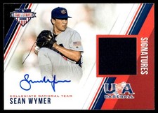 2018 USA STARS & STRIPES SIGNATURES SEAN WYMER AUTO UNIFORM 68/299 USA #19