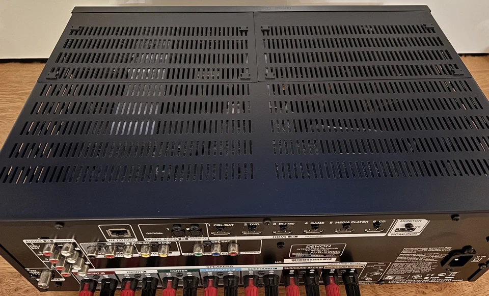 Denon AVR-X2000 A/V Receiver Incl. Audyssey Microphone, Fernbedienung, OVP - Bild 3 von 4