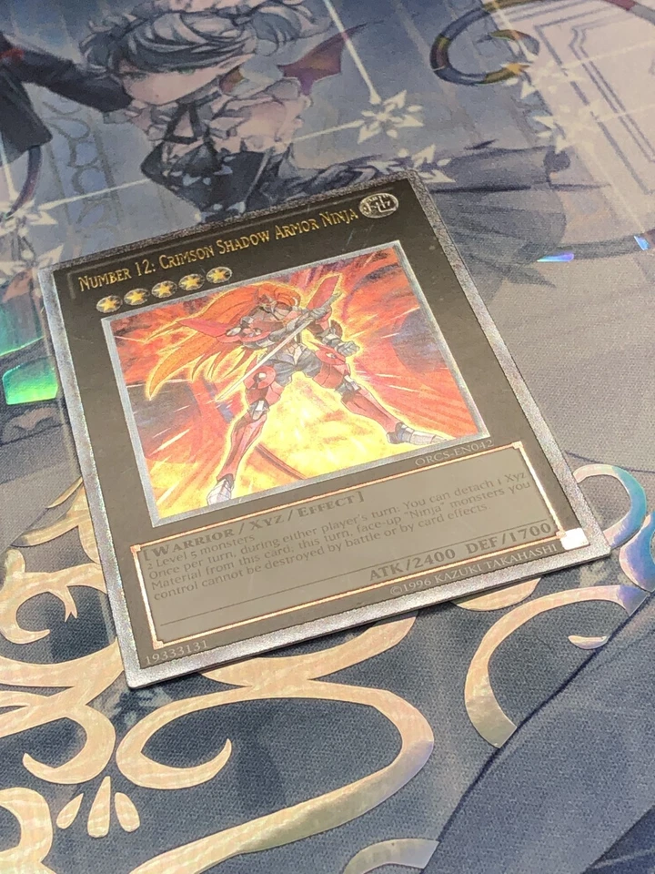ORCS-EN042 Number 12: Crimson Shadow Armor Ninja Ulti Rare UNL Ed VLP YuGiOh TCG - Image 2 of 4