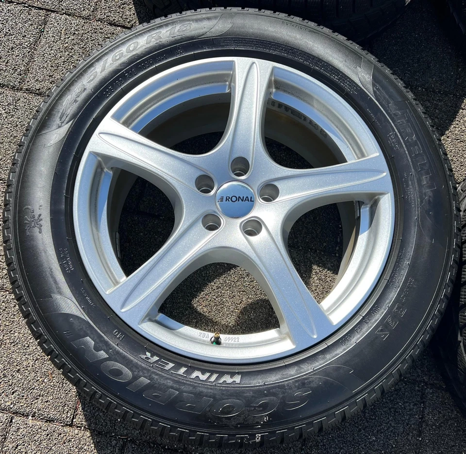 4 ALU 18" WINTERRÄDER VOLVO XC60 235/60R18 103H PIRELLI FREIHAUS - Bild 4 von 4