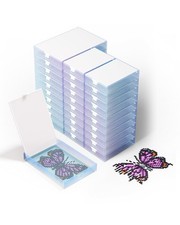 Diamond Art Storage 2-in-1 Stackable Diamond Art Trays With Lids, Craft and B...