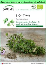 SAFLAX - Garden to go - BIO - Thym - 800 Graines