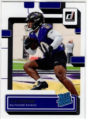 2022 Panini Donruss Football Tyler Badie No. 348 Baltimore Ravens