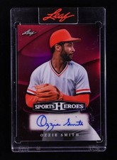 Ozzie Smith 2026 Leaf Sports Heroes Autographs Prismatic Pink #BAOS1 #1/4