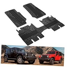 Floor Mats For 2007-2013 Jeep Jeep Wrangler Jk2007-2013floor Mats 4-door