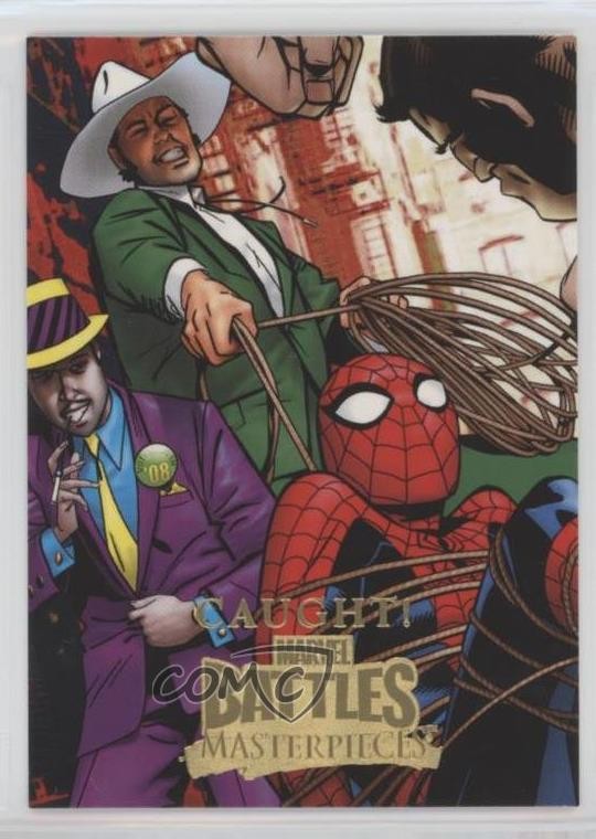 2008 Fleer Marvel Masterpieces Series 3 Caught! #49 0p3