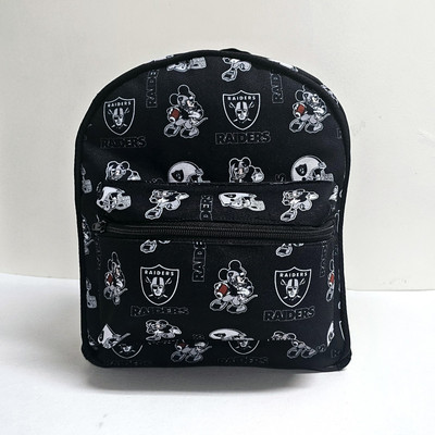 MKY RAIDERS BLACK MINI BACKPACK (NEW STYLE) 
