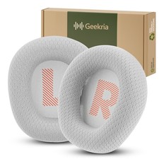 Geekria Comfort Mesh Ear Pads for JBL Quantum 100 Headphones Grey