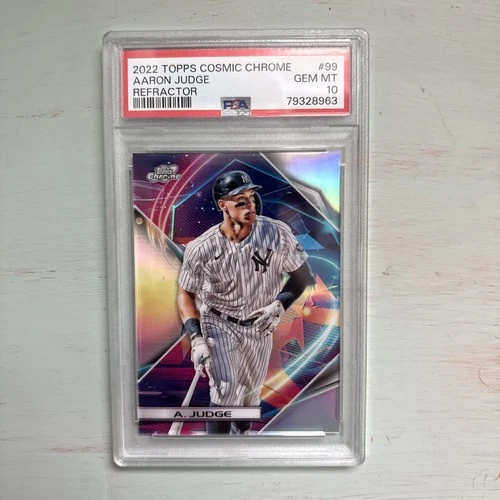 2022 Topps Cosmic Chrome Aaron Judge #62 Refractor PSA 10