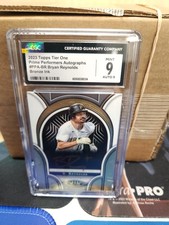 2023 Topps Tier One Bryan Reynolds Prime Performers Autographs Bronze Ink CGC 9